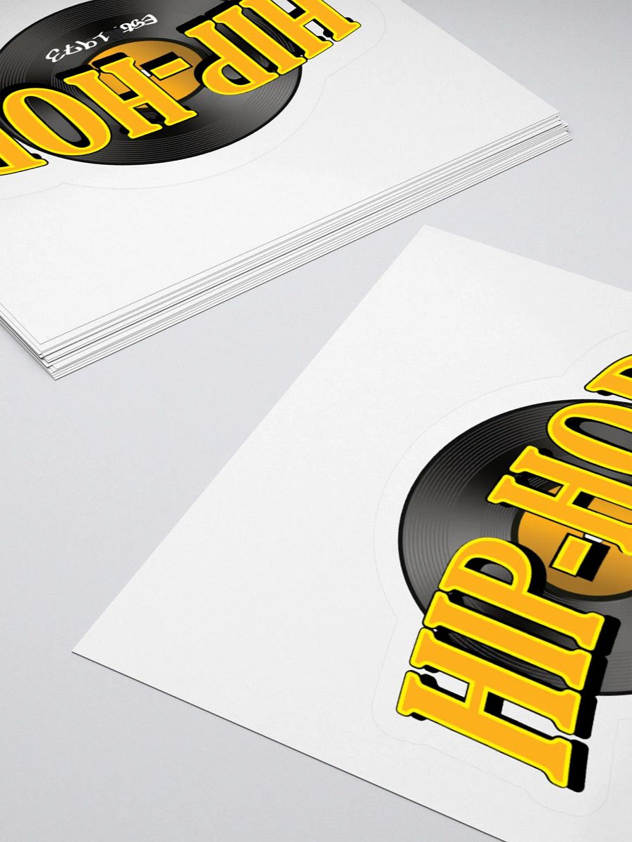 Hip-Hop 1973 - Kiss Cut Stickers product image (4)