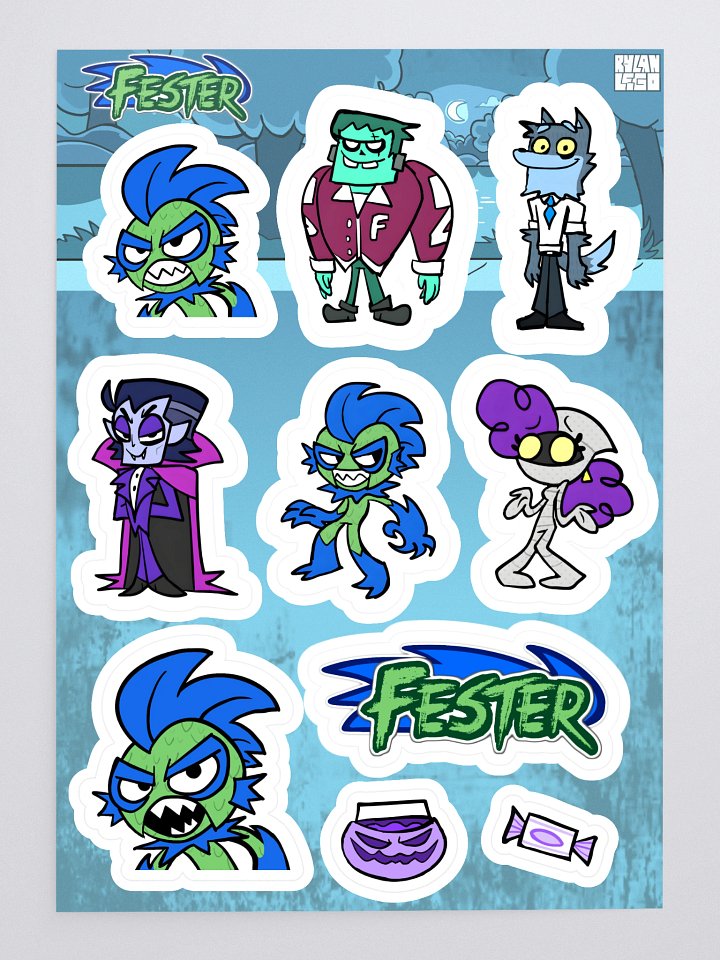 Fester Sticker Sheet product image (1)