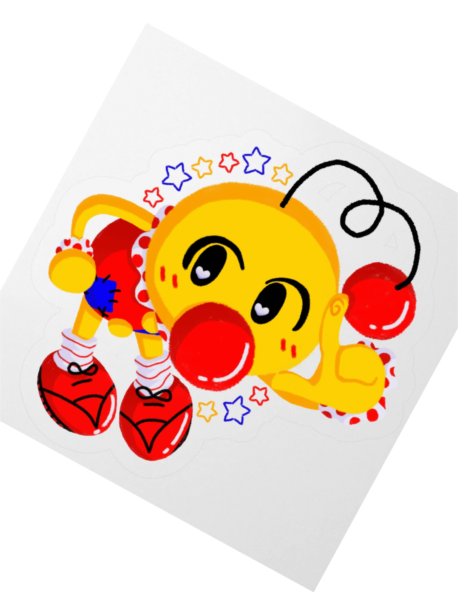 Boyoyoing Point Stars Flat Sticker product image (2)