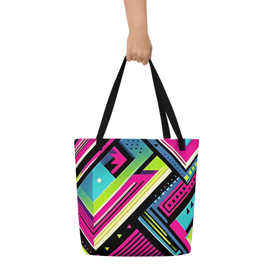 Neon Pop Art Tote Bag product image (8)