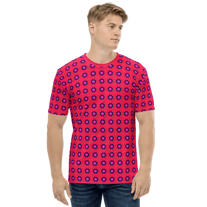 Abstract Red Men's Crewneck T Shirt product image (2)