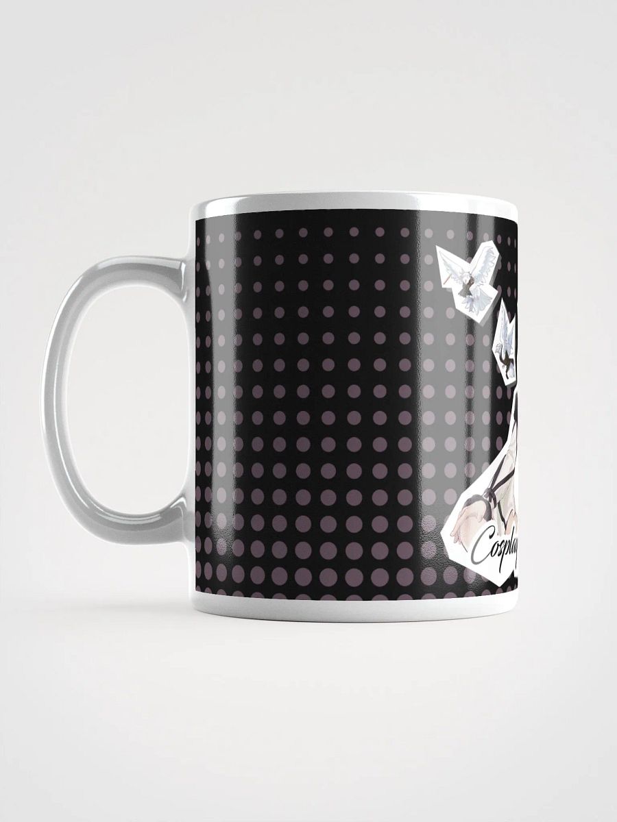 LZ's pigeons black mug product image (6)