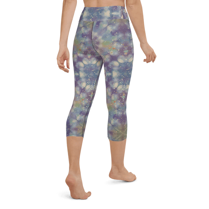 Celestial Whimsy Yoga Capri Leggings product image (2)