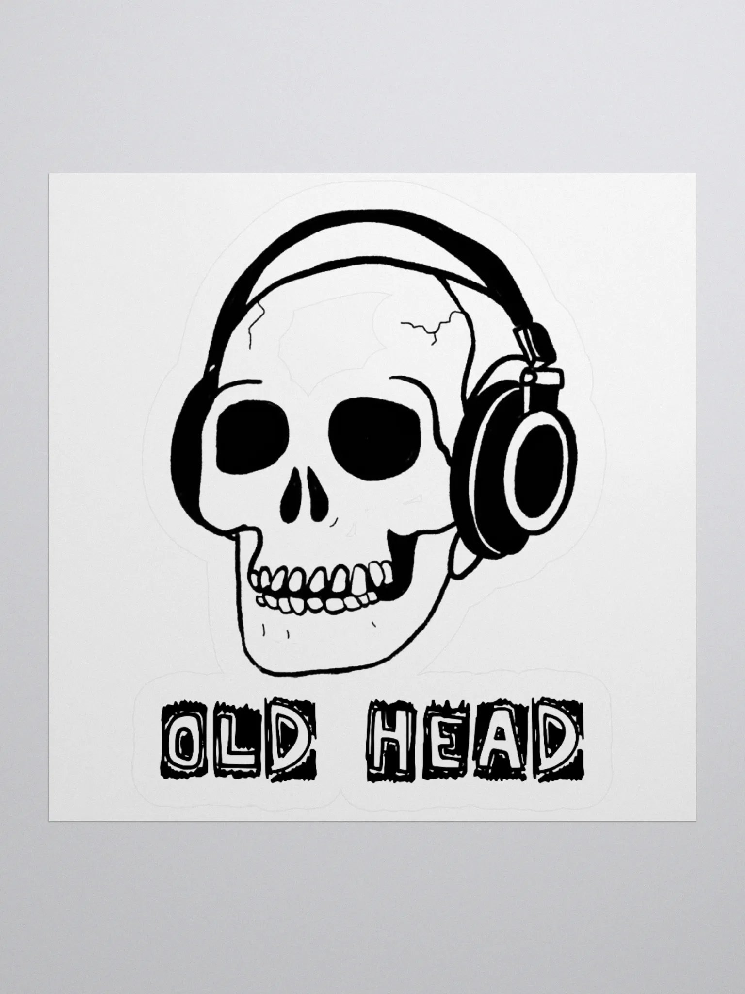 Old Head Sticker product image (1)