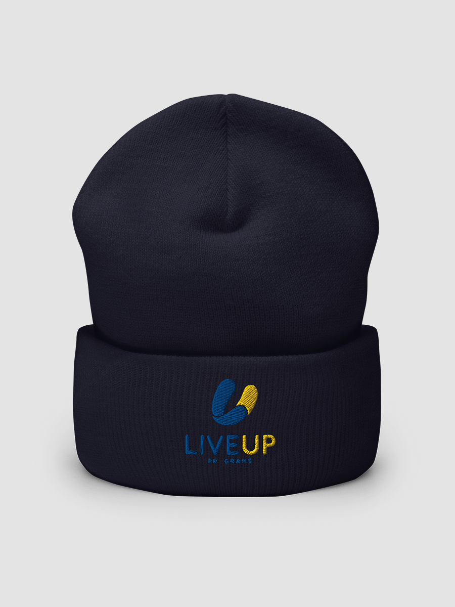 [LiveUp] Embroidered Cuffed Beanie Yupoong 1501KC product image (2)