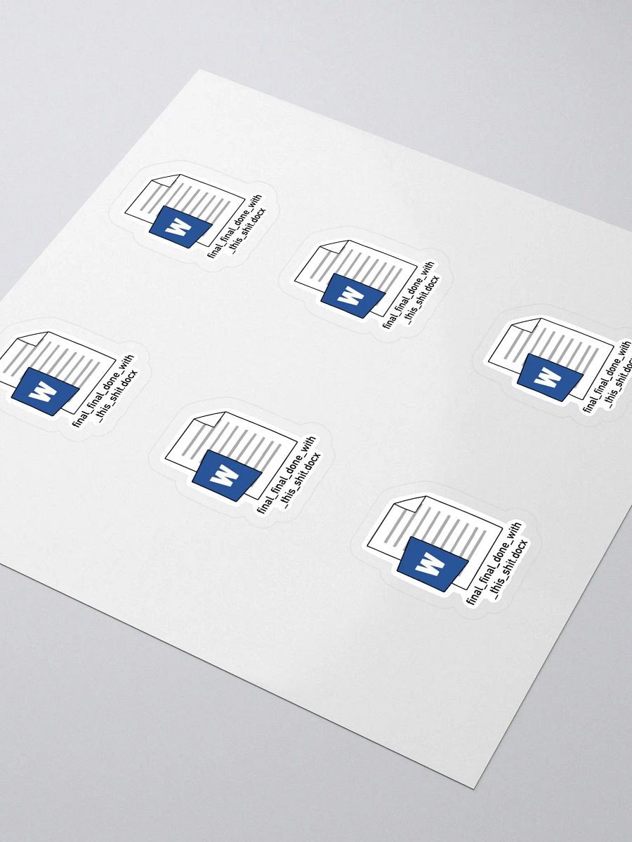 Final Name Sticker (MEDIUM Sheet) product image (3)