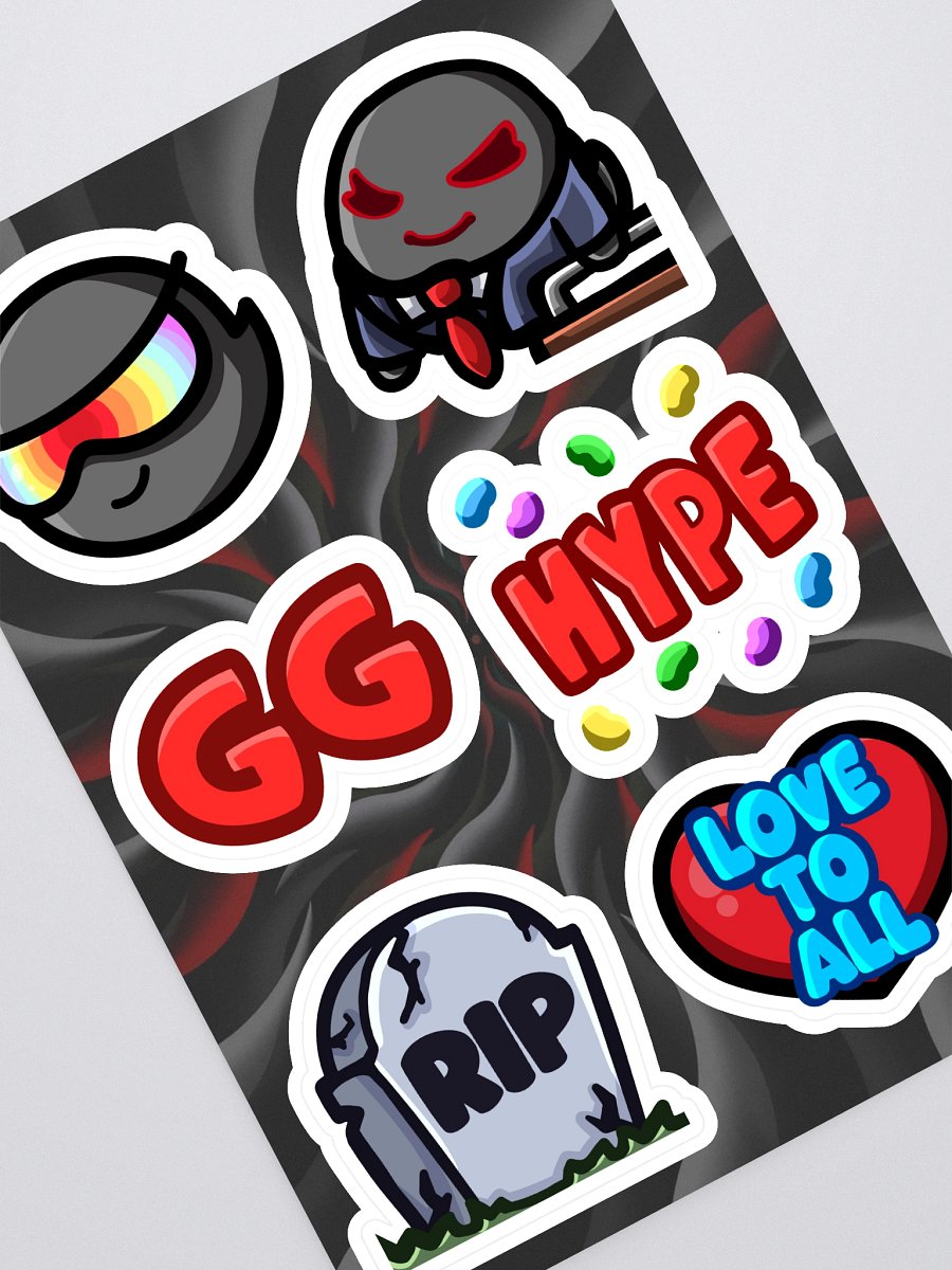 Emote Sticker Sheet 9 product image (3)