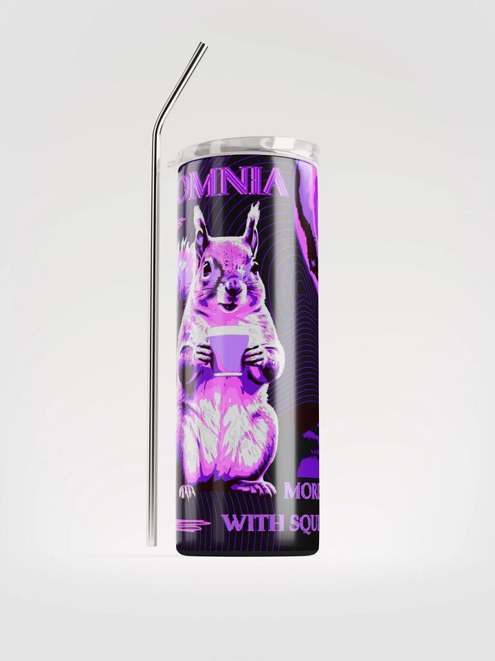 Neon Squirrel Insomnia Tumbler product image (1)