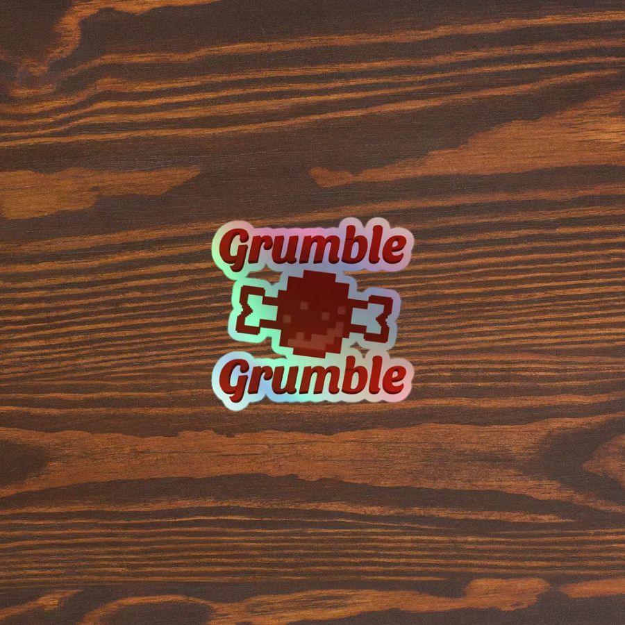 Grumble Grumble Holo Sticker product image (5)