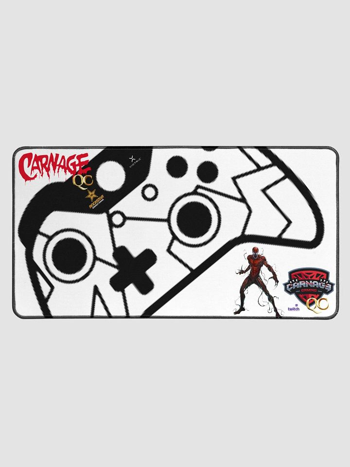 Carnage Gaming Desk Mat 15.5x31.5 product image (1)