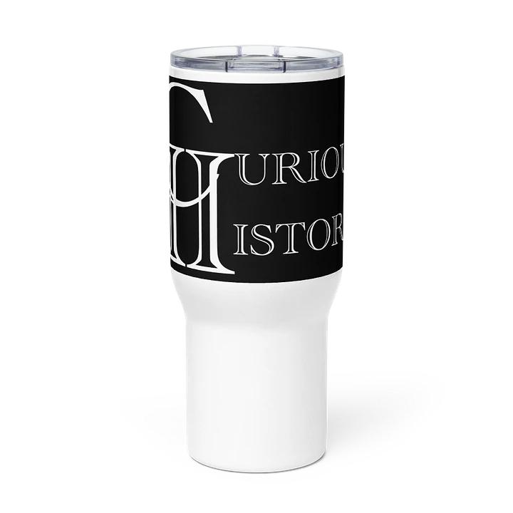 Curious History 25 oz Stainless Steel Travel Mug with Handle product image (2)