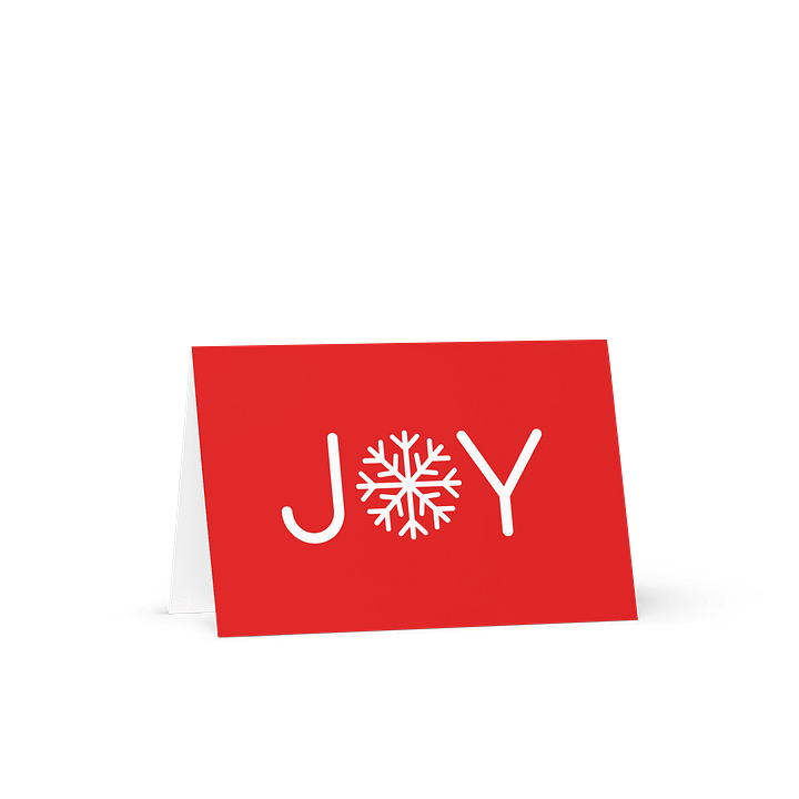 JOY Snowflake Greeting Card product image (1)