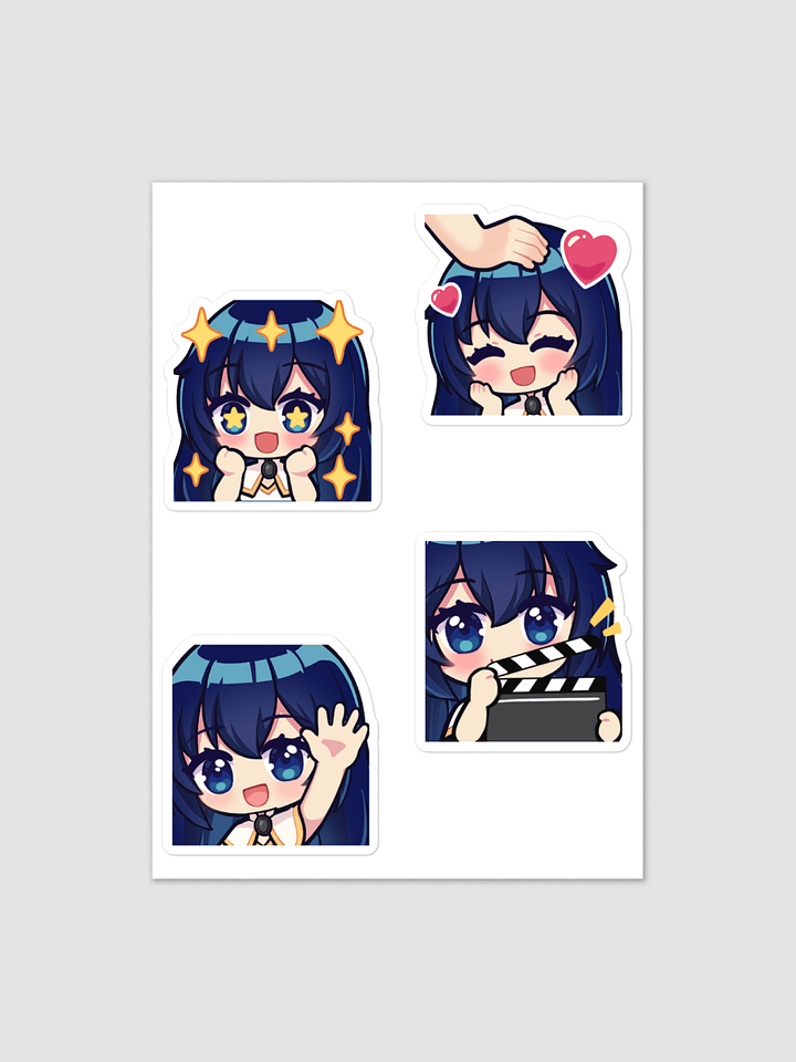 Wave / Wow / Pat / Clip - Sticker sheet product image (1)