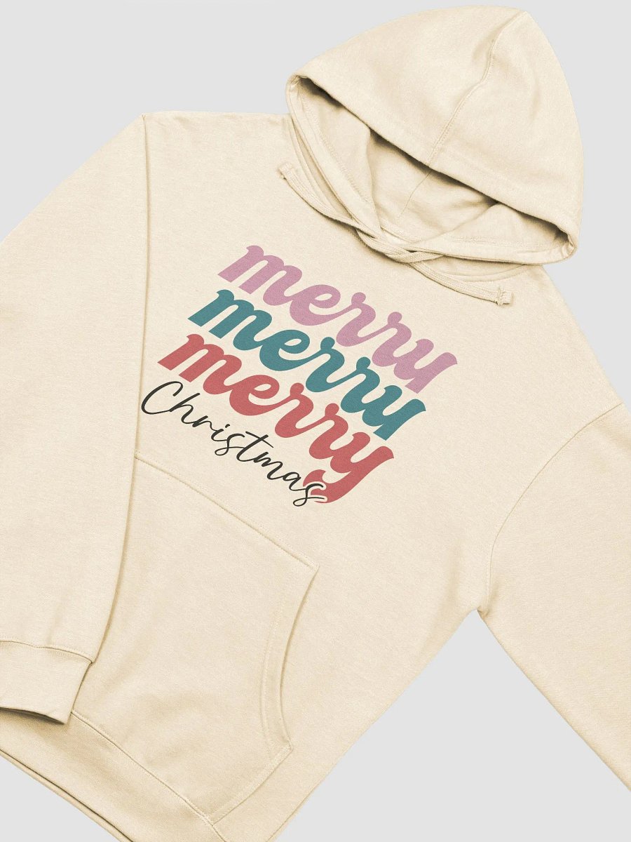Merry Christmas Tri-Color Hoodie product image (3)