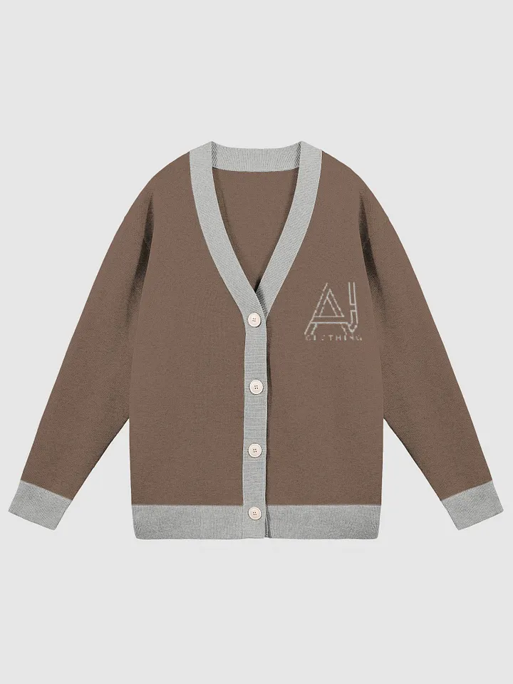 AJ Ladies Cardigan Coffee Grey product image (2)