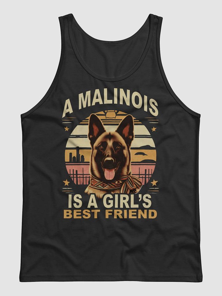 A Malinois is a Girl's Best Friend - Premium Unisex Tank Top product image (1)