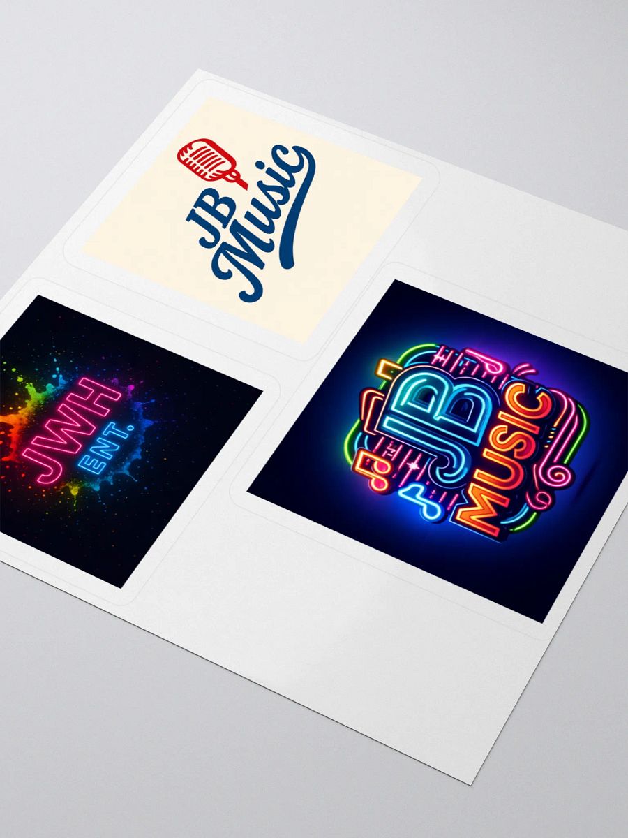 Neon Music Logo Sticker Pack product image (5)