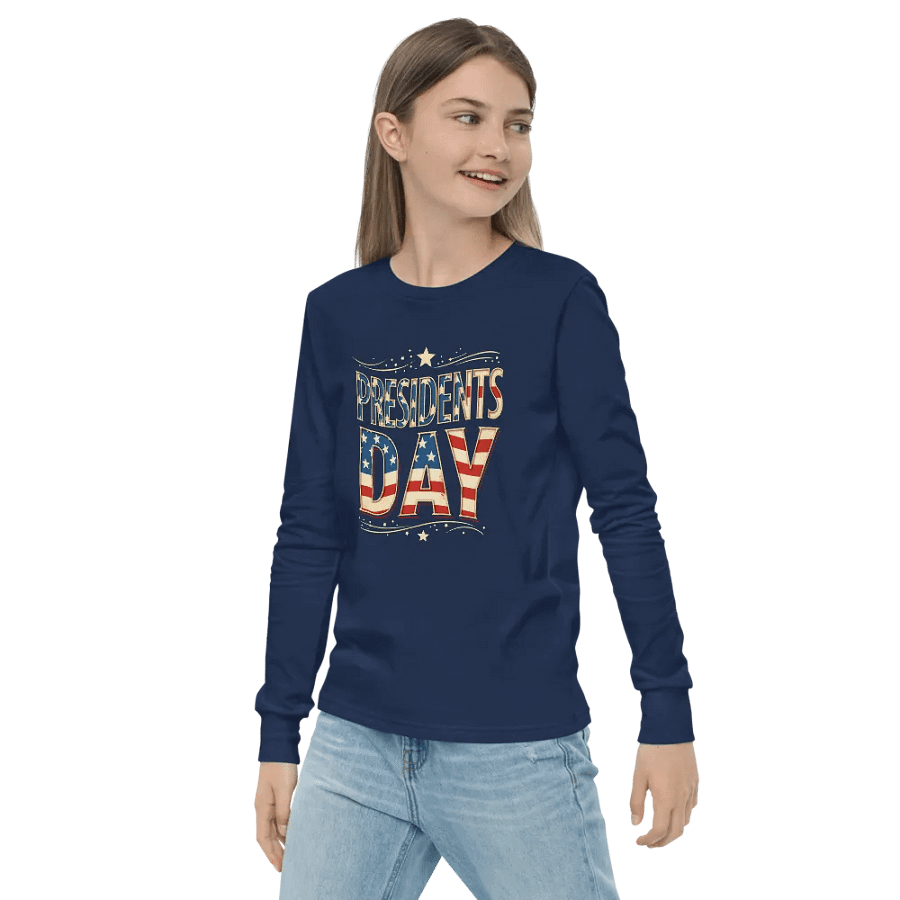 Patriotic Presidents Day Youth Tee product image (15)