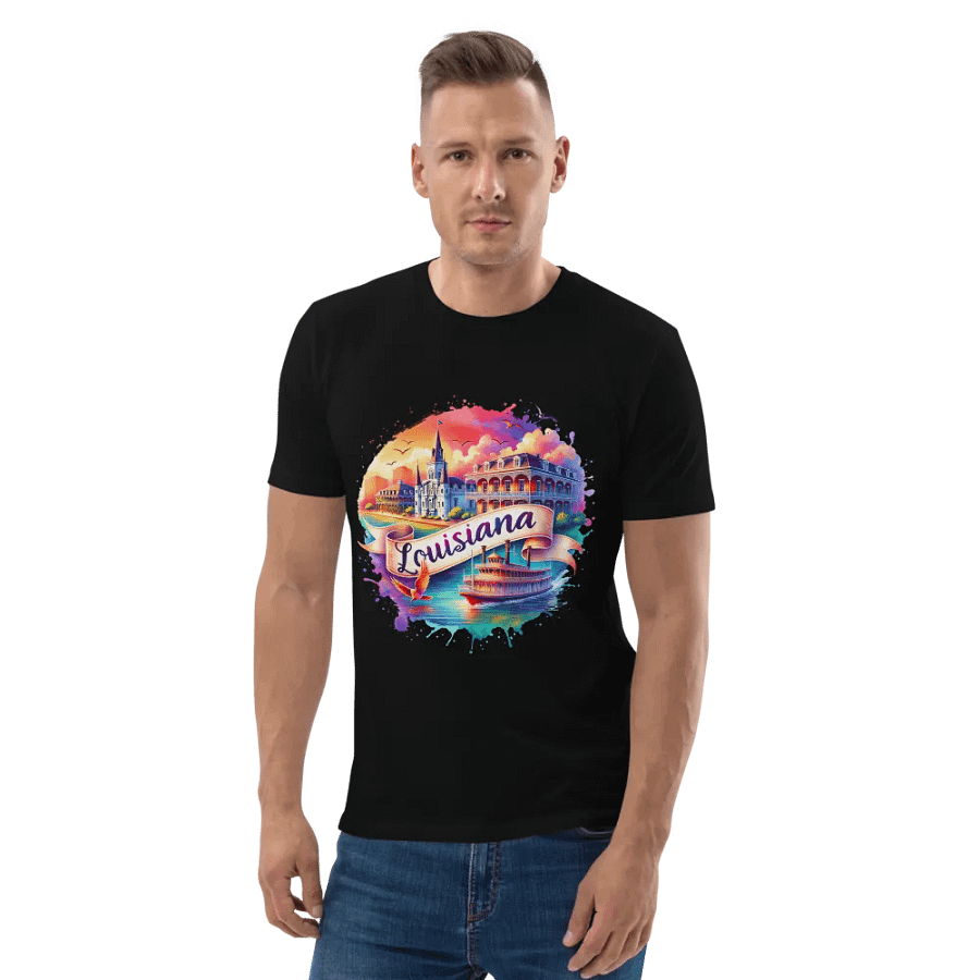 Louisiana Retro Tshirt product image (4)