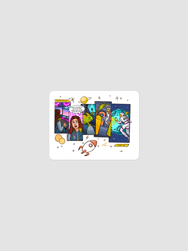 Cosmic Krew Komic Strip Sticker product image (1)
