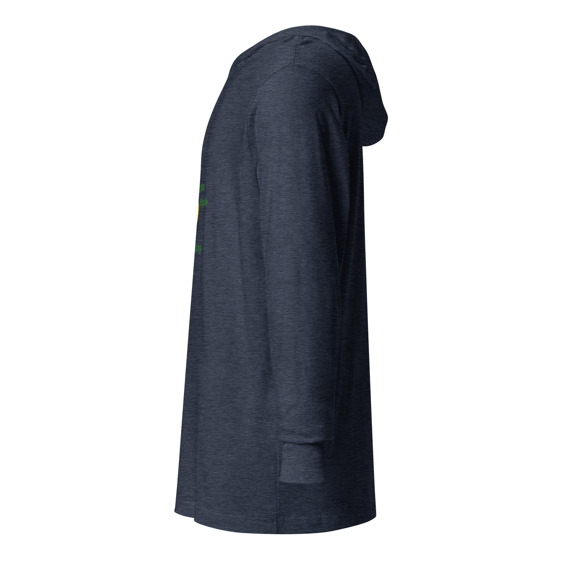 Healthy Wealthy Vegetarian & Vegan Hooded Tee product image (4)