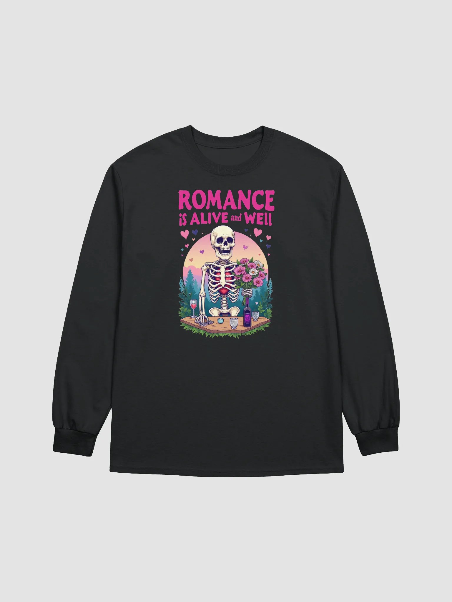 Romantic Skeleton Long Sleeve Tee product image (10)