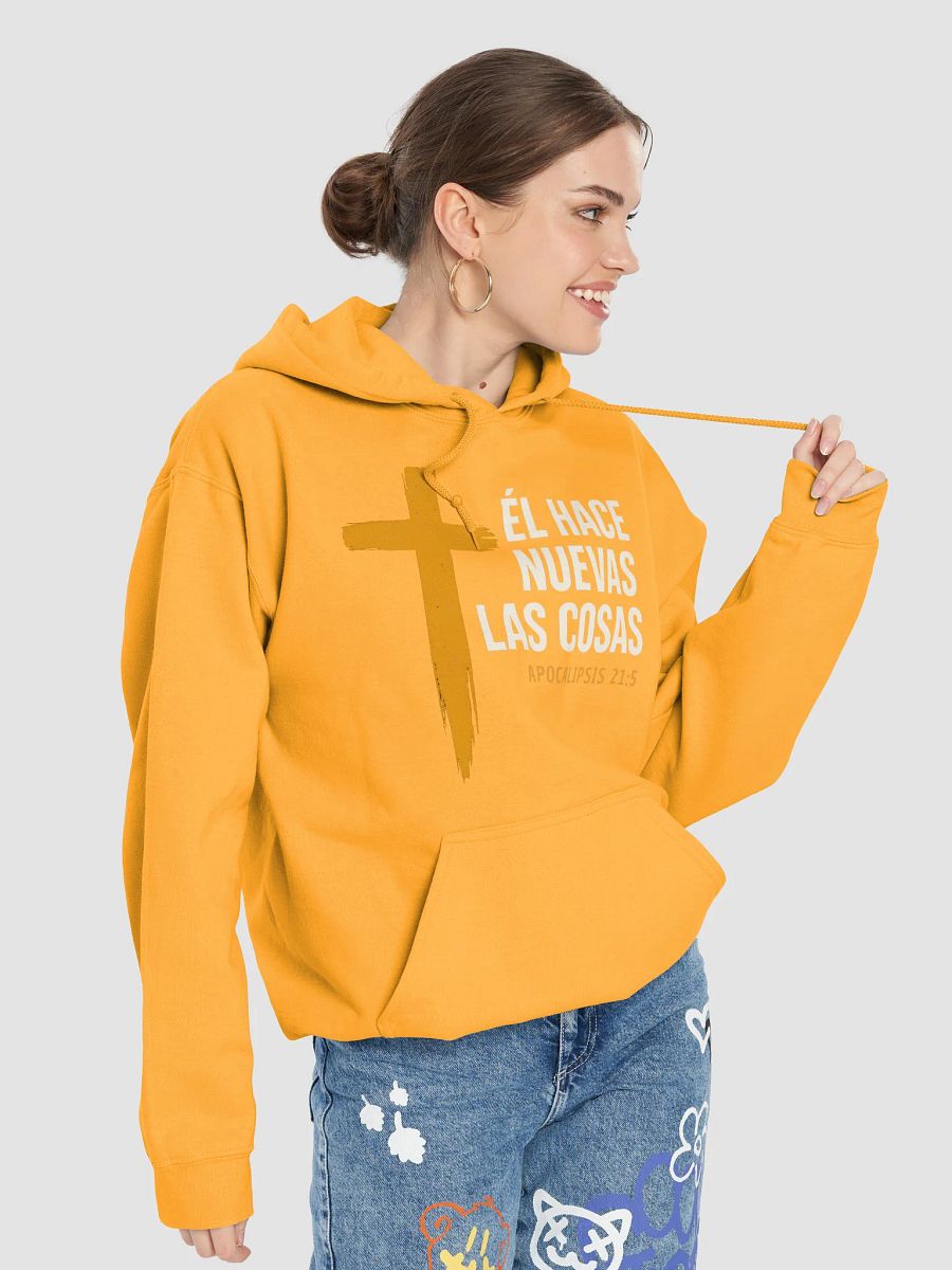 Sudadera Unisex Con Capucha | Él hace nuevas las cosas product image (3)