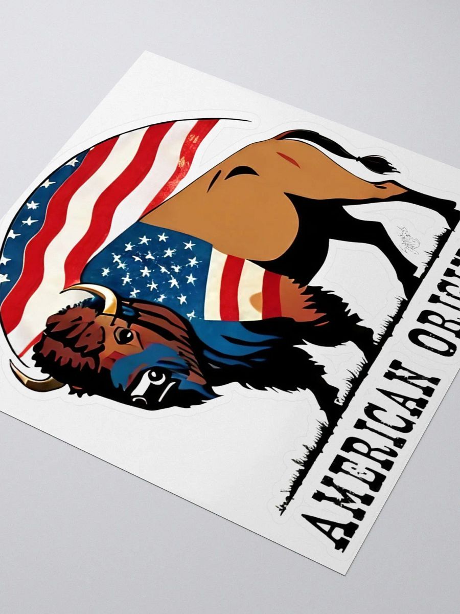 American Originals Bison Kiss Cut Stickers product image (7)