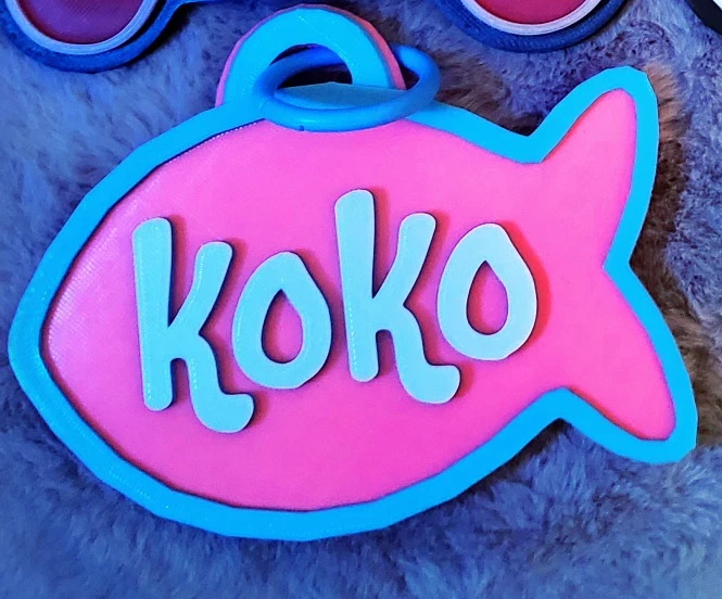 Custom Name Fish Tag product image (2)