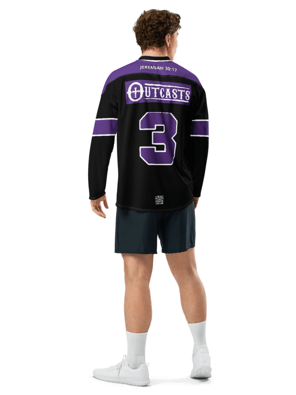 Outcasts Hockey Jersey Black/Purple product image (3)