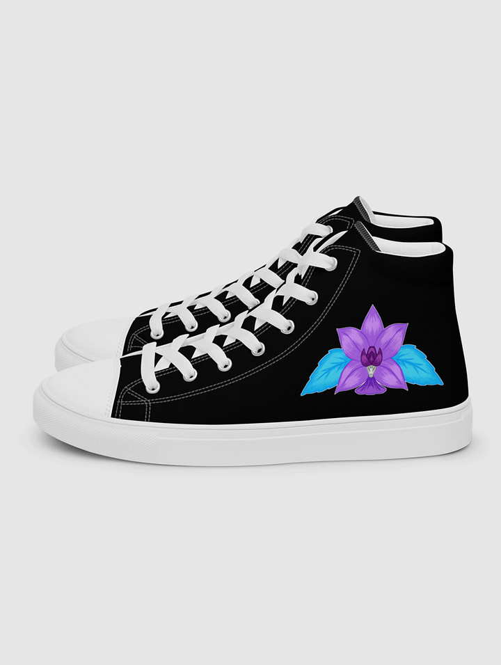 Women’s high top canvas flower shoes! product image (2)