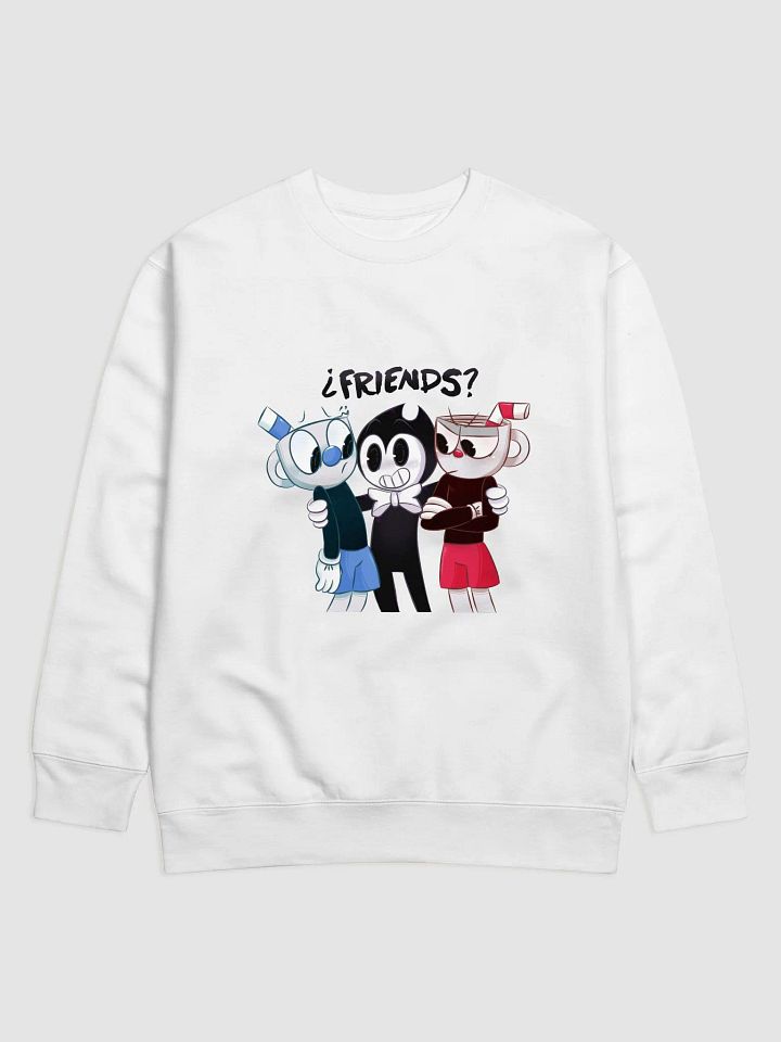 Indie Gamer T-Shirt "¿Friends?" (Cuphead x Bendy) product image (1)