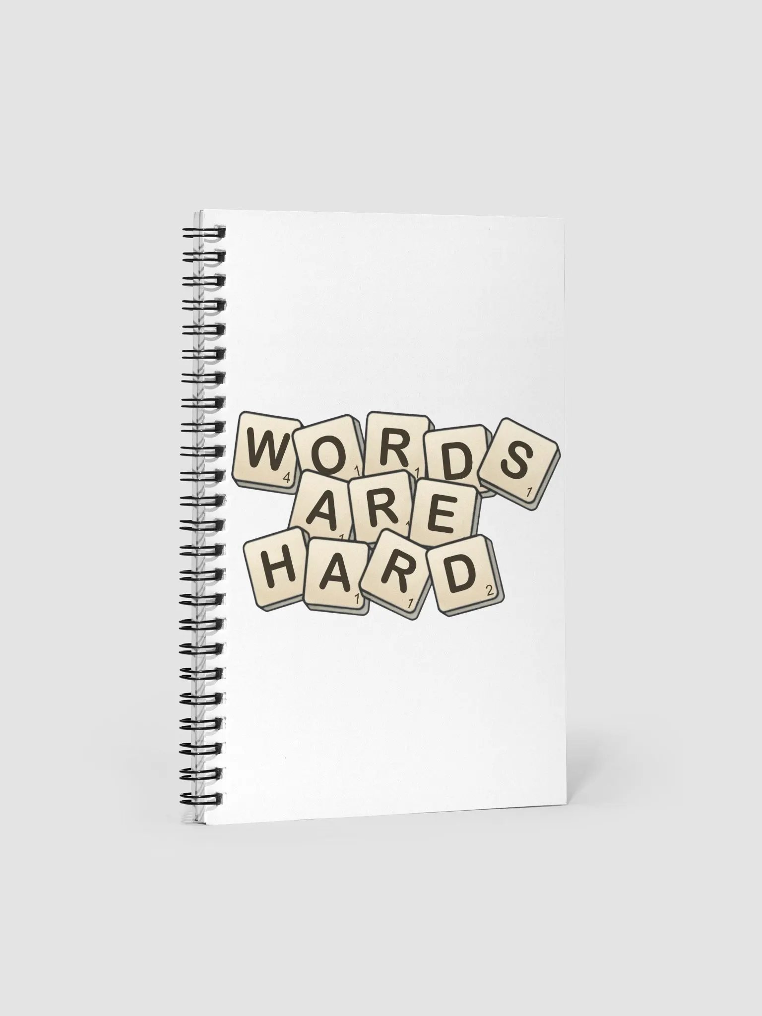 Words are hard Notebook product image (1)