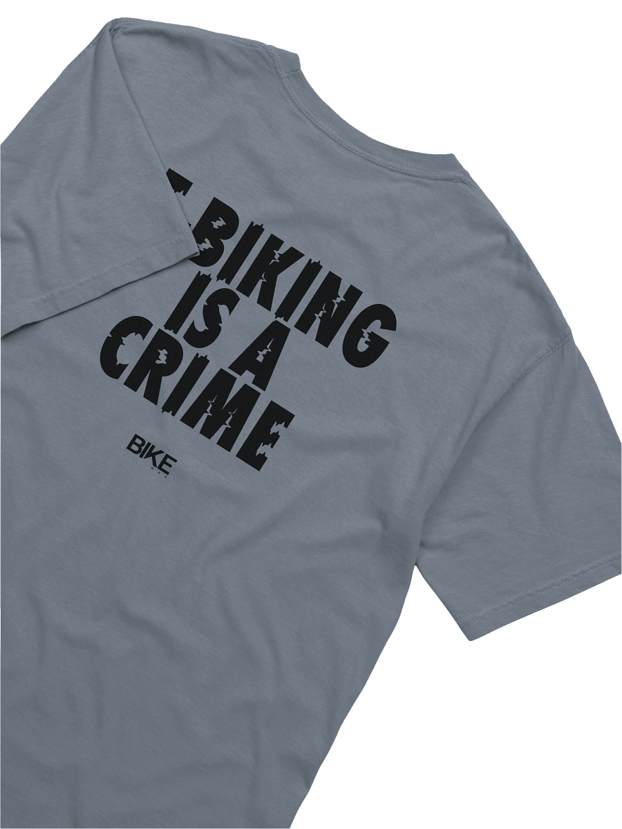E-Biking is a Crime Shirt (Dark Logo) product image (26)