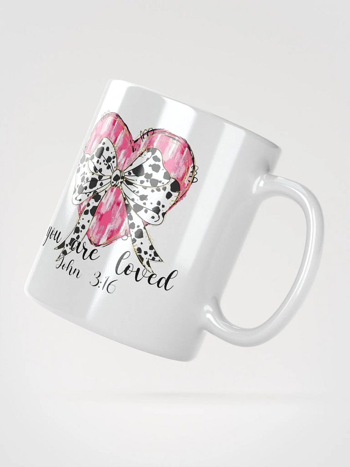 Valentine You Are Loved Cow Coquette Mug product image (2)