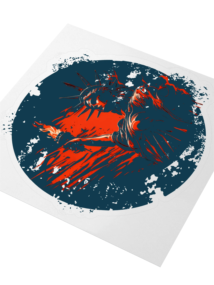 Lady Liberty's Radiance Sticker product image (3)