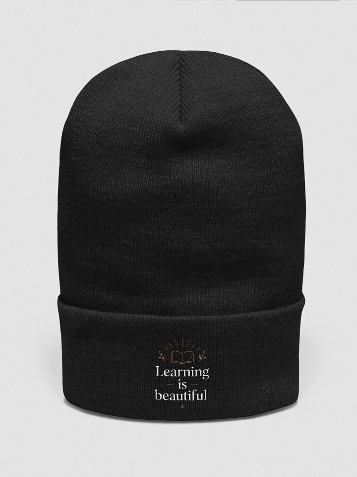 Unlock Your Potential with Natalie Portman’s Inspiring Mantra: Learning is Beautiful — Wear It Proudly with Our Exclusive Beanie! product image (1)