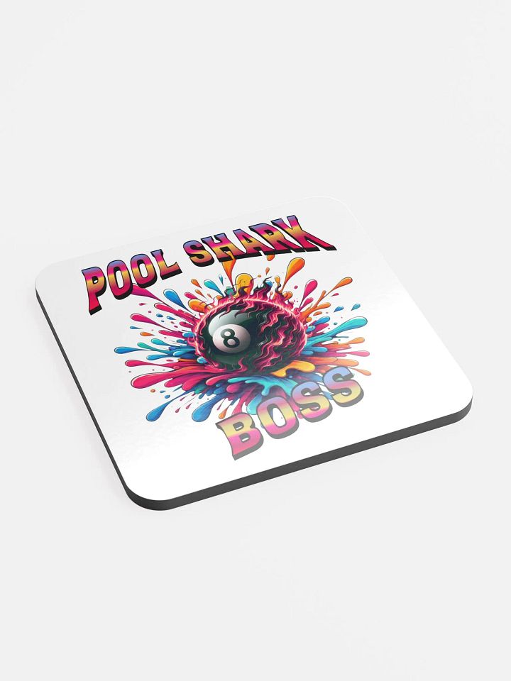 Pool Shark Boss Splashy Eight-Ball Cork Coaster product image (2)