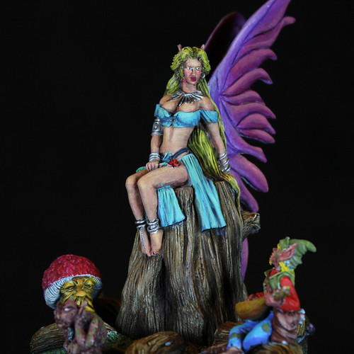 Midnight Serenade by Marco Navas. #monsterdenminis #paintinghappylilminis #paintbravely #miniaturepainting #twitchminipaintin...