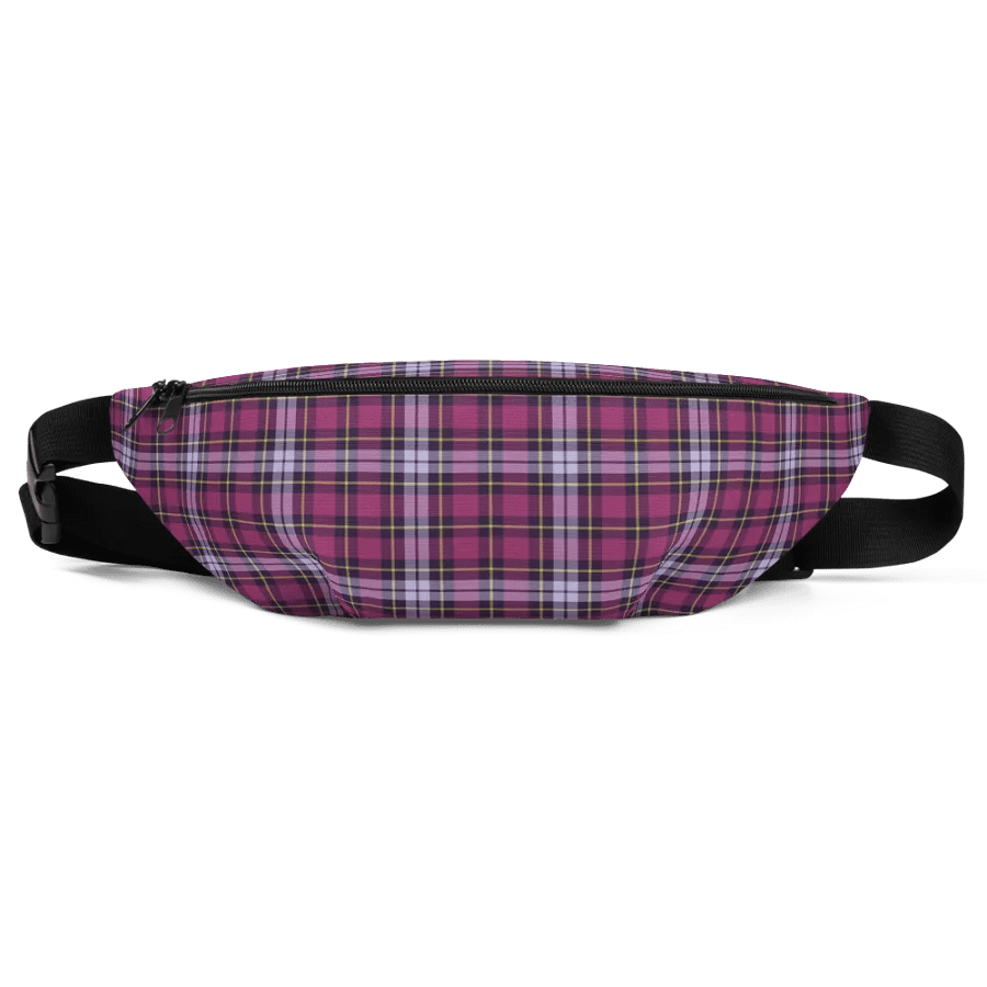 Bright Purple Plaid Fanny Pack product image (2)
