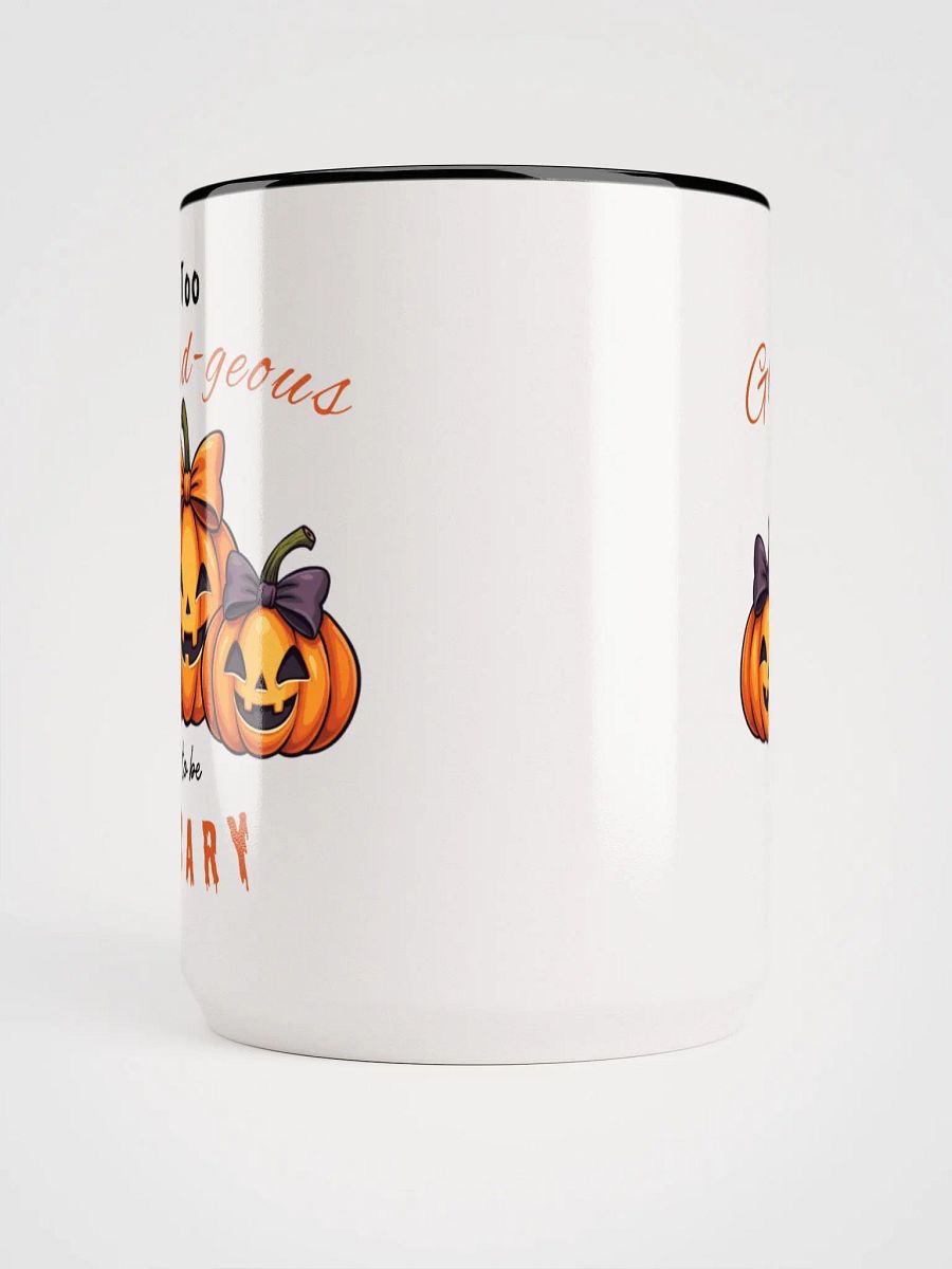 Too Gourd-geous to be Scary Color Inside Mug (15oz) product image (5)