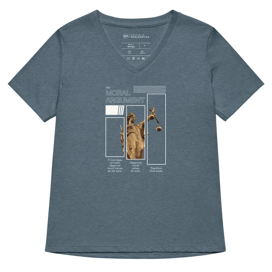 The Moral Argument V-Neck Women’s T-Shirt product image (34)