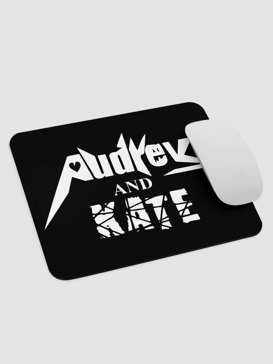 Audrey and Kate Official Square White Logo Mouse Pad product image (2)