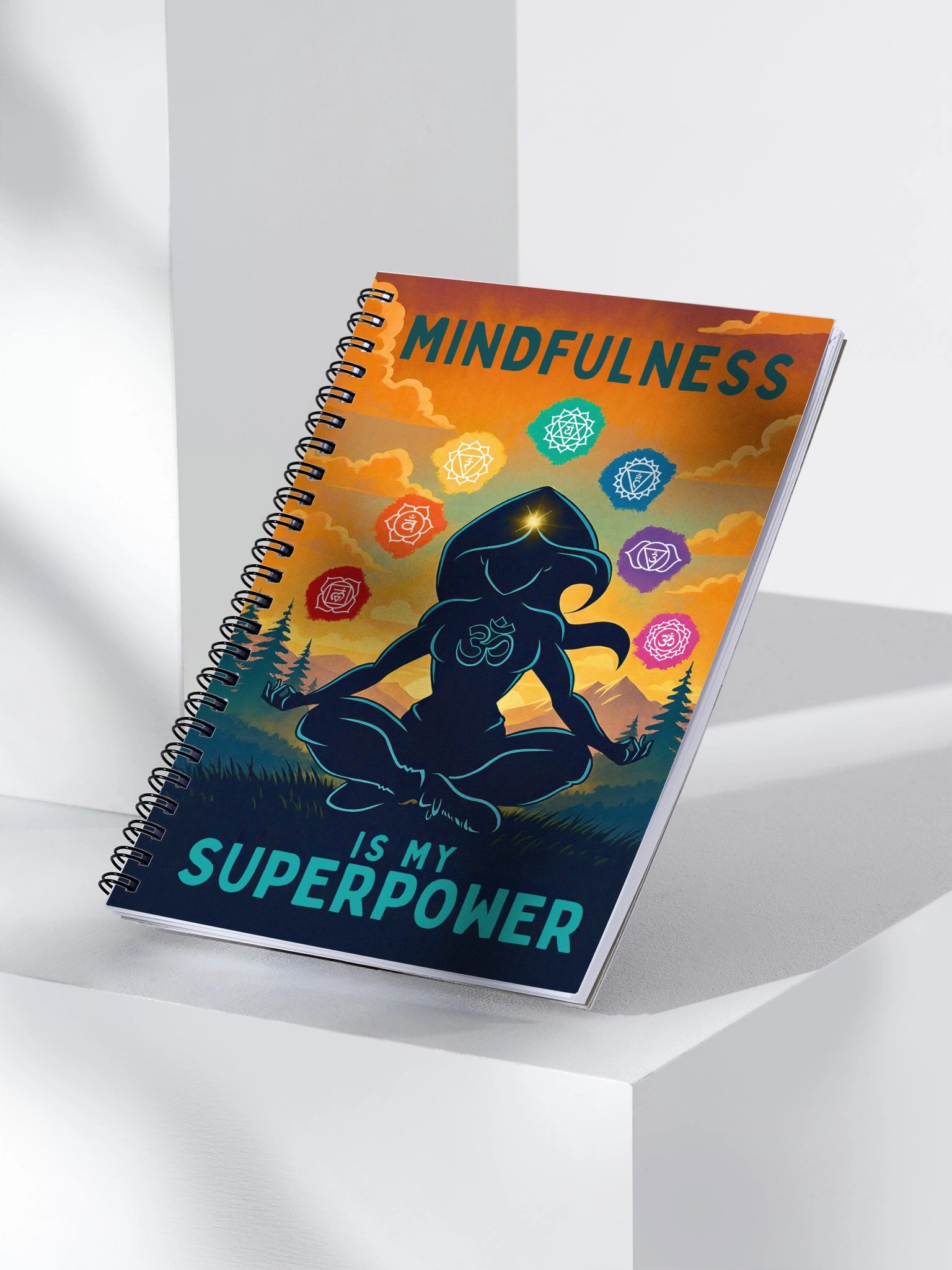 Mindfulness Is My Superpower - Spiral Journal Notebook product image (10)