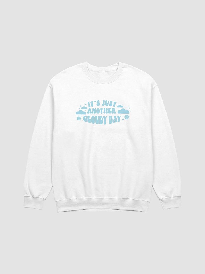 Cloudy Day Sweatshirt (White) product image (1)