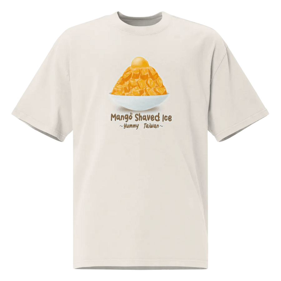 Summer dessert_Taiwan mango shaved ice Oversized T-Shirt product image (6)