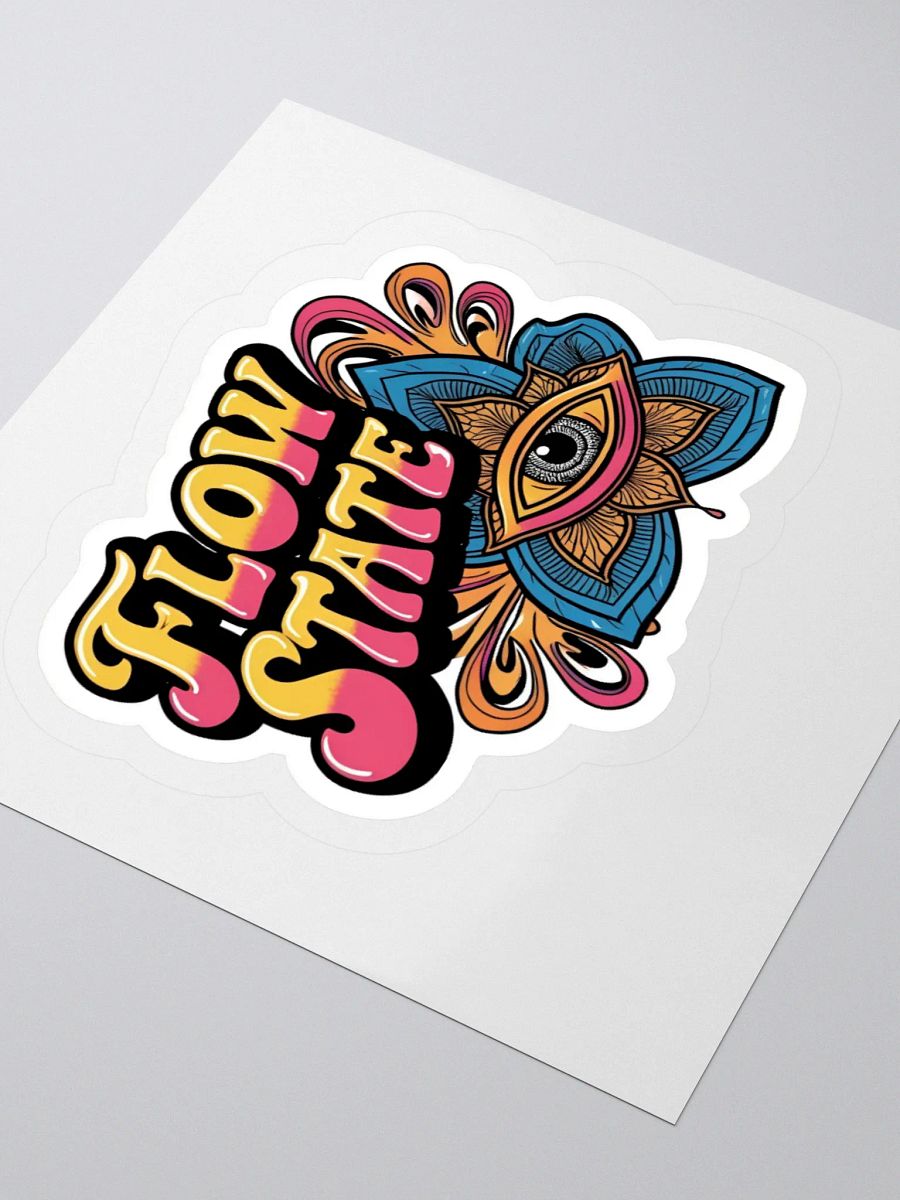 Psychedelic Flow State Kiss Cut Sticker product image (9)