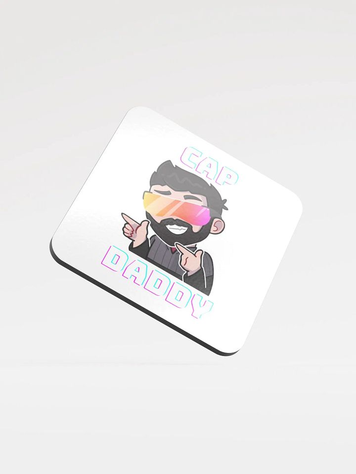 Cap Daddy Glossed Cork Coaster product image (1)