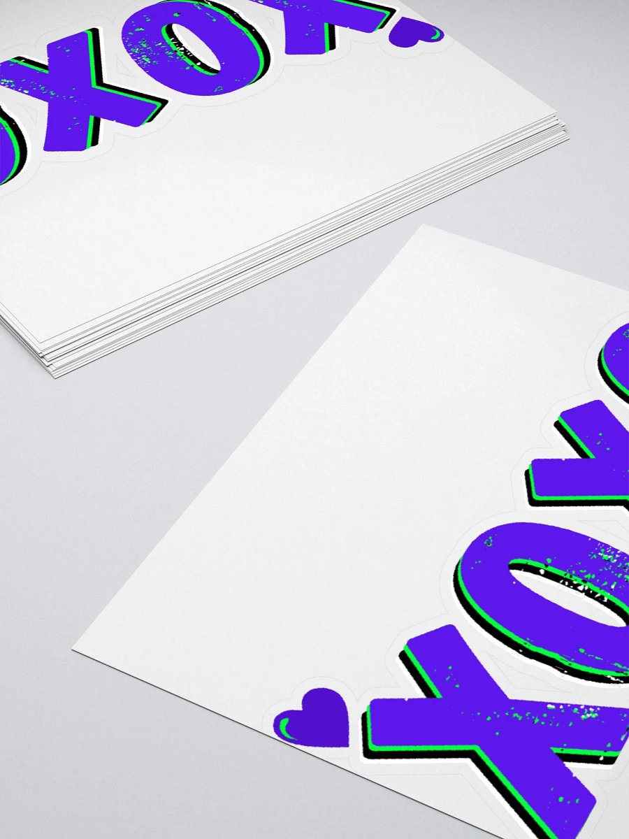 XOXO Sticker - Purple product image (4)