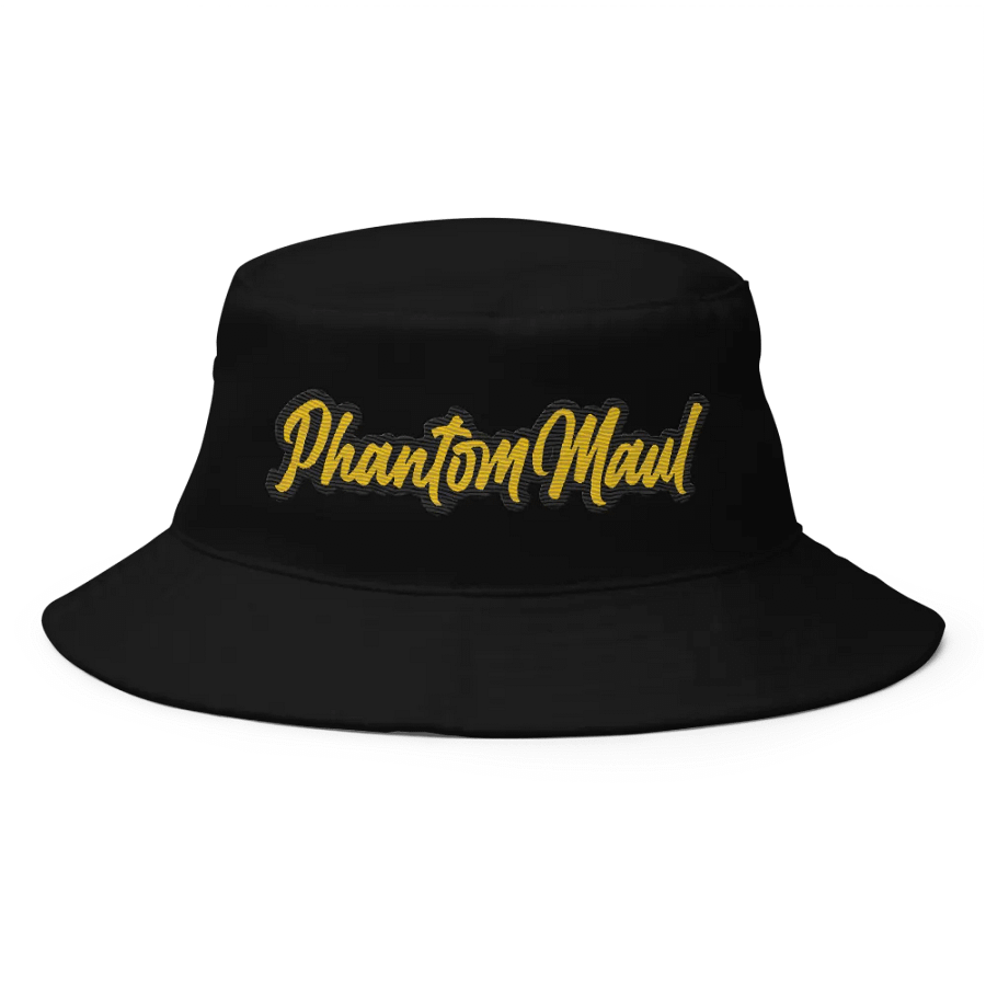 'PhantomMaul' Bucket Hat Yellow Lettering product image (1)